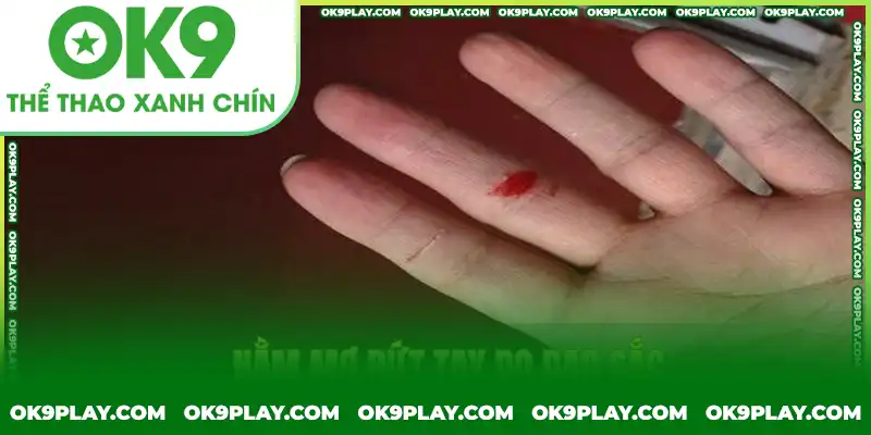 Dao sắc cứa bị thương trong mơ đánh số gì?