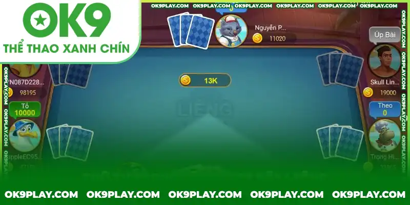 Thứ tự chơi tham gia theo đúng trình tự